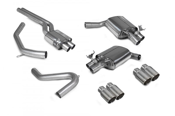 Scorpion Resonated Half System - Audi S4 - Daytona