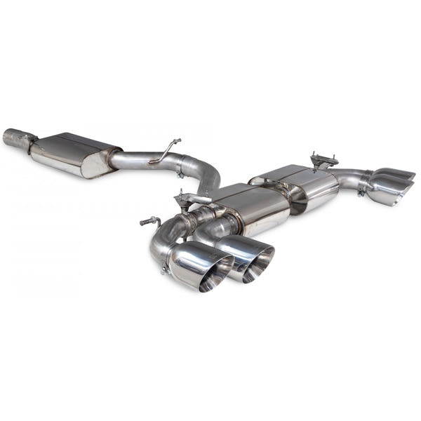 Scorpion Resonated CAT/GPF Back System & Electronic Valves - Audi S3 - Daytona