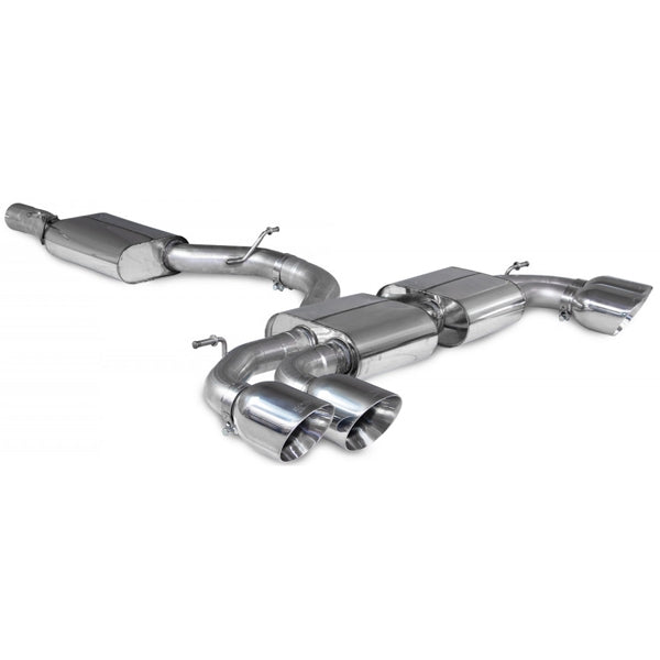 Scorpion Resonated CAT/GPF Back System - Audi S3 - Daytona