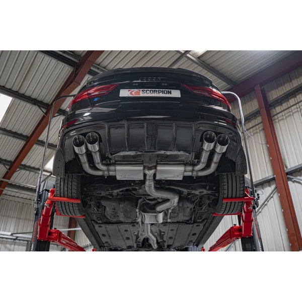 Scorpion Resonated CAT/GPF-Back System & Electronic Valves - Audi S3 - Daytona