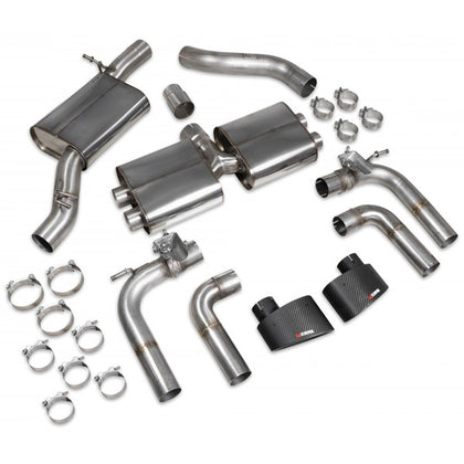 Scorpion Resonated CAT/GPF-Back System & Electronic Valves - Audi S3 - Ascari EVO