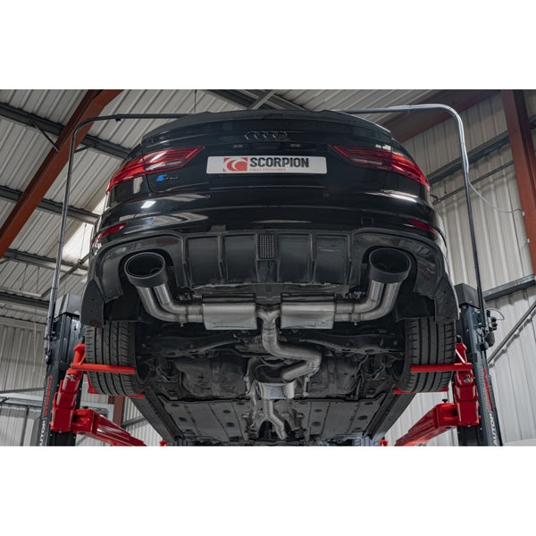 Scorpion Resonated CAT/GPF-Back System & Electronic Valves - Audi S3 - Ascari EVO