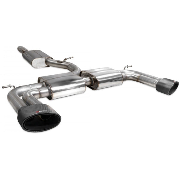 Scorpion Resonated CAT/GPF-Back System Without Valves - Audi S3 - Ascari EVO