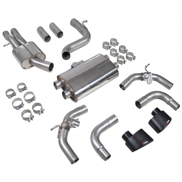 Scorpion Resonated CAT-Back System Without Valves - Audi RS3 - Ascari EVO