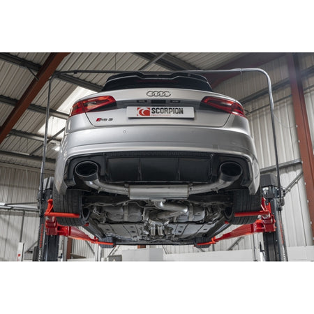 Scorpion Resonated CAT-Back System Without Valves - Audi RS3 - Ascari EVO