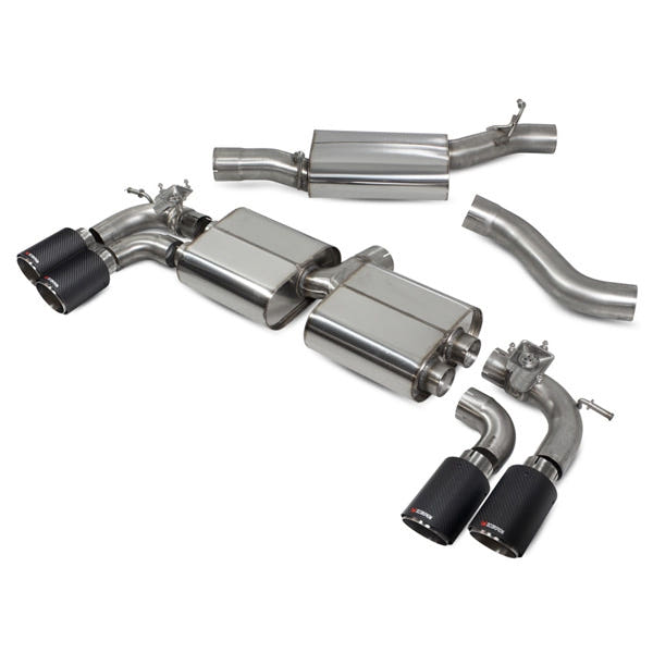 Scorpion Resonated CAT/GPF-Back System With Valves - Audi S3 - Ascari