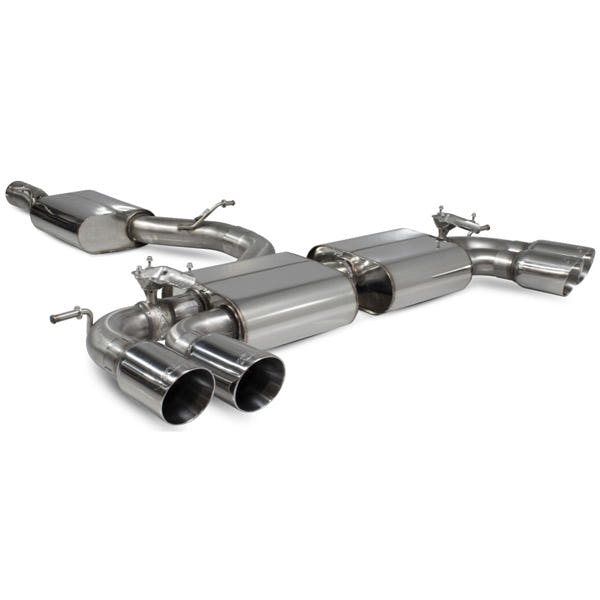Scorpion Resonated CAT/GPF-Back System & Electronic Valves - Audi S3 - Daytona