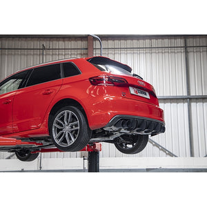 Scorpion Resonated CAT/GPF-Back System Without Valves - Audi S3 - Daytona Ceramic