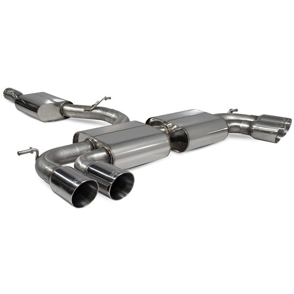 Scorpion Resonated CAT/GPF-Back System Without Valves - Audi S3 - Daytona