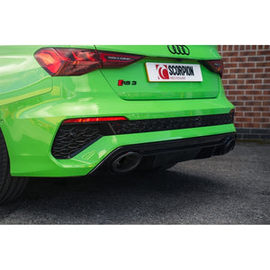 Scorpion Resonated Cat/GPF-Back System With No Valves Audi RS3 8Y Saloon - Ascari RS – produktbillede 6