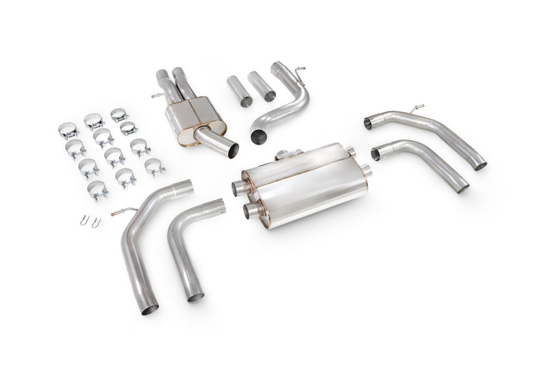 Scorpion GPF-back udstødning til Audi RS3 8Y Saloon – resoneret, OE Fitment, kit_top