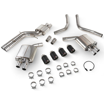 Scorpion Resonated Half System With Electronic Valves Audi S6/S7 C7 - Ascari – produktbillede 2