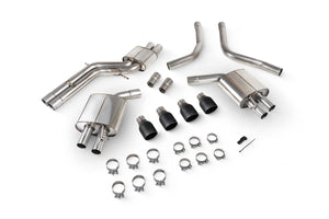 Scorpion half system udstødning til Audi S6/S7 C7 – resoneret, Daytona Ceramic, kit-top