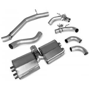 Scorpion Non-Res CAT/GPF Back System & Electronic Valves - Audi S3 - Ascari