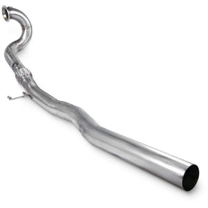 Scorpion de-cat downpipe til Audi S3, set skråt bagfra