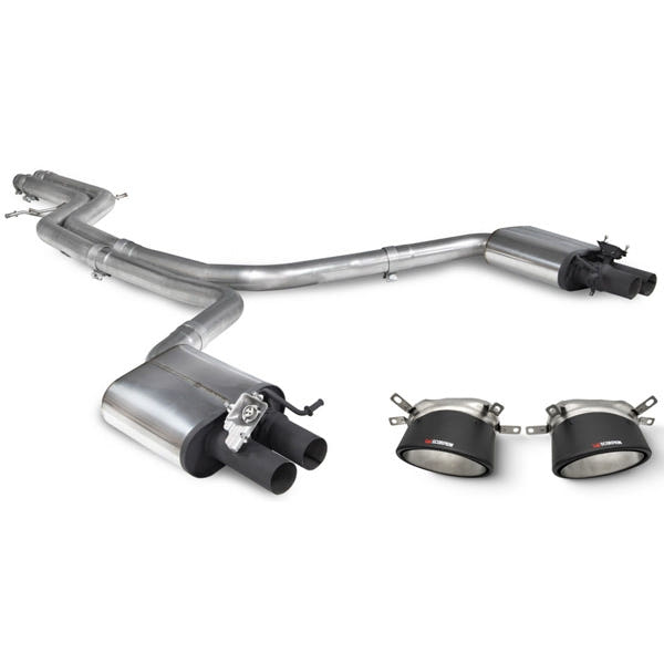 Scorpion Non-Resonated Half System With Trims - Audi RS6 - Ascari RS