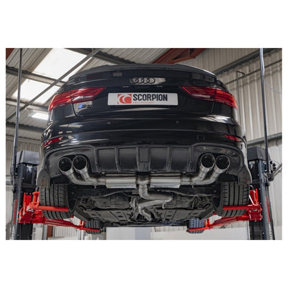 Scorpion Non-Resonated CAT/GPF-Back System With Valves - Audi S3 - Daytona