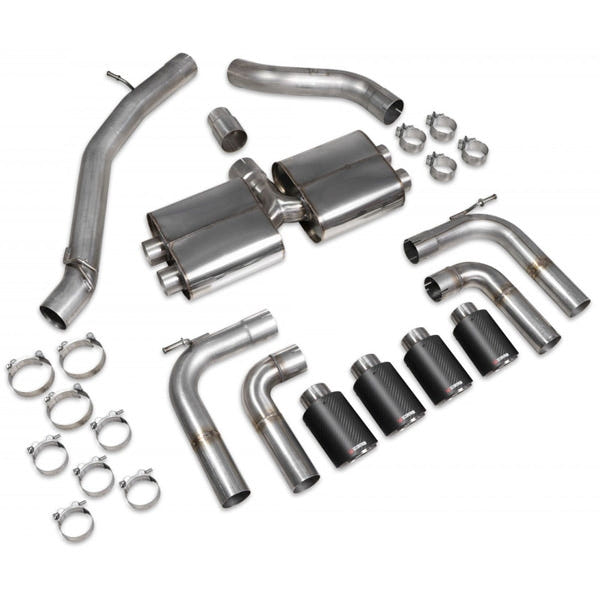 Scorpion Non-Resonated CAT/GPF-Back System Without Valves - Audi S3 - Ascari