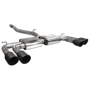 Scorpion Non-Resonated CAT/GPF-Back System Without Valves - Audi S3 - Daytona Ceramic