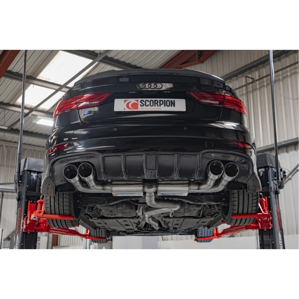 Scorpion Non-Resonated CAT/GPF-Back System Without Valves - Audi S3 - Daytona