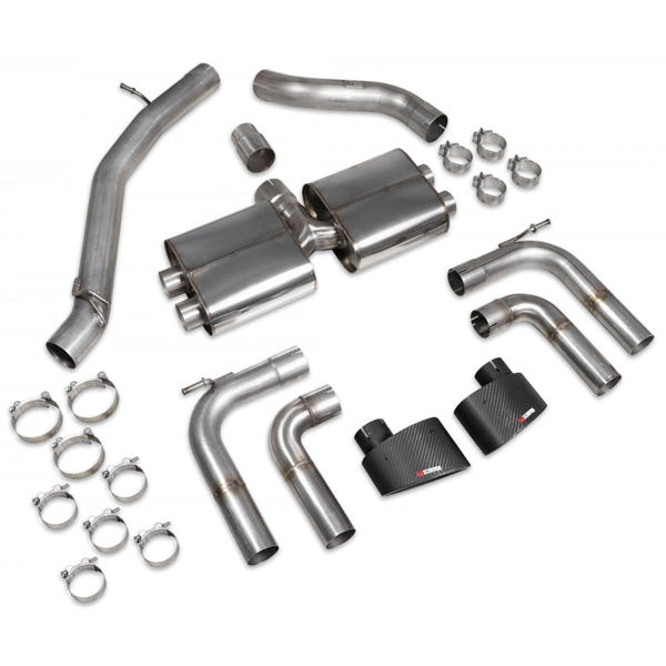 Scorpion Non-Resonated CAT/GPF-Back System Without Valves - Audi S3 - Ascari EVO