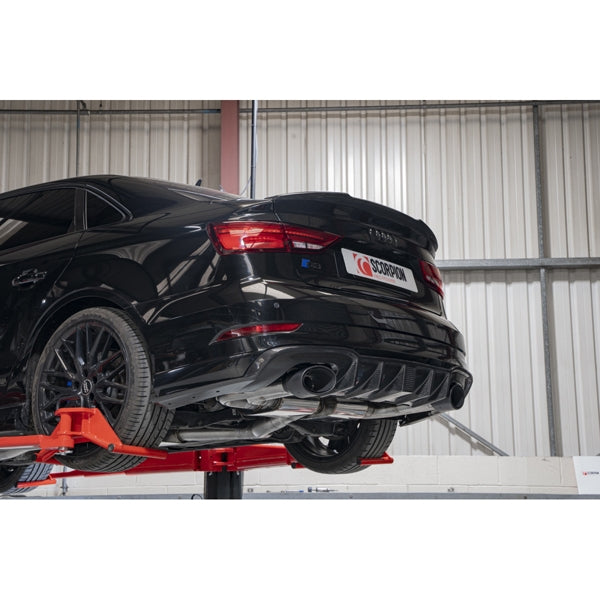 Scorpion Non-Resonated CAT/GPF-Back System Without Valves - Audi S3 - Ascari EVO