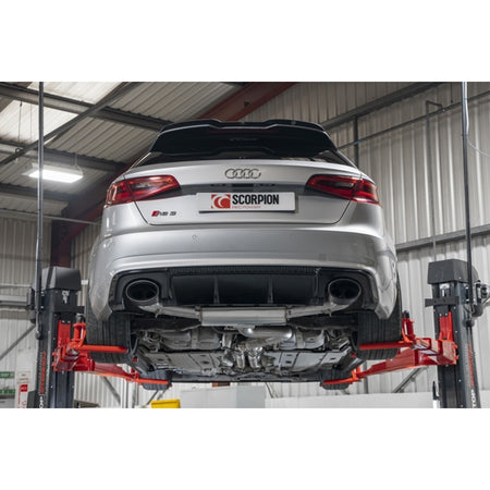Scorpion Non-Res CAT-Back System With Valves - Audi RS3 - Ascari EVO