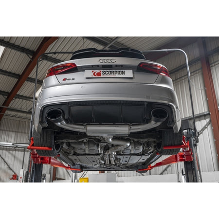 Scorpion Non-Res CAT-Back System Without Valves - Audi RS3 - Ascari EVO