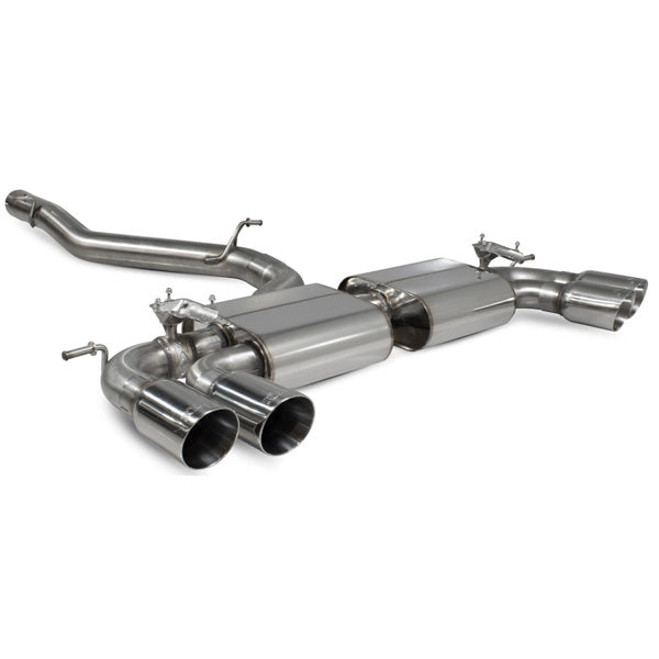 Scorpion Non-Resonated CAT/GPF-Back System With Valves - Audi S3 - Daytona