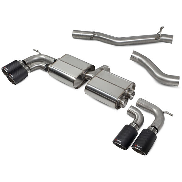 Scorpion Non-Resonated CAT/GPF-Back System Without Valves - Audi S3 - Ascari