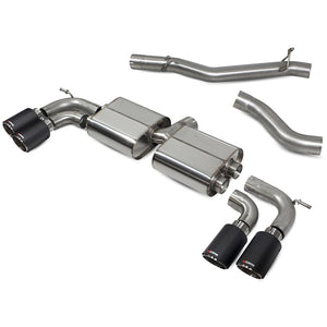 Scorpion Non-Resonated CAT/GPF-Back System Without Valves - Audi S3 - Daytona Ceramic
