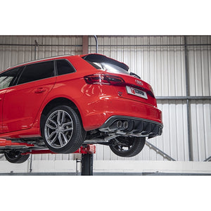 Scorpion Non-Resonated CAT/GPF-Back System Without Valves - Audi S3 - Daytona Ceramic