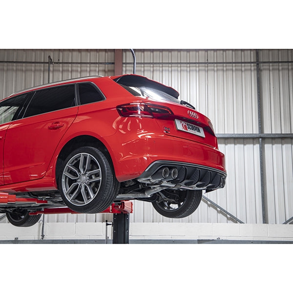 Scorpion Non-Resonated CAT/GPF-Back System Without Valves - Audi S3 - Daytona Ceramic