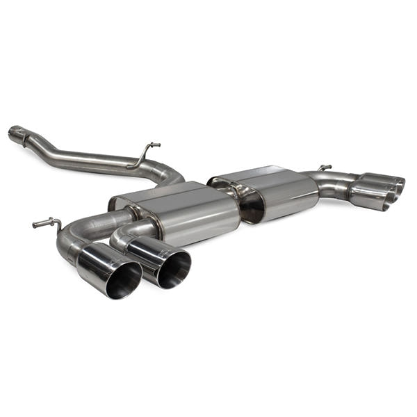 Scorpion Non-Resonated CAT/GPF-Back System Without Valves - Audi S3 - Daytona