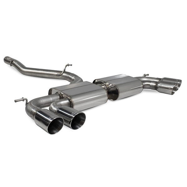 Scorpion Non-Resonated CAT/GPF-Back System Without Valves - Audi S3 - Daytona