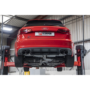 Scorpion Non-Resonated CAT/GPF-Back System Without Valves - Audi S3 - Daytona