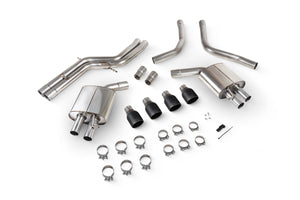 Scorpion half system udstødning til Audi S6/S7 C7 – ikke-resoneret, Daytona Ceramic, kit-top
