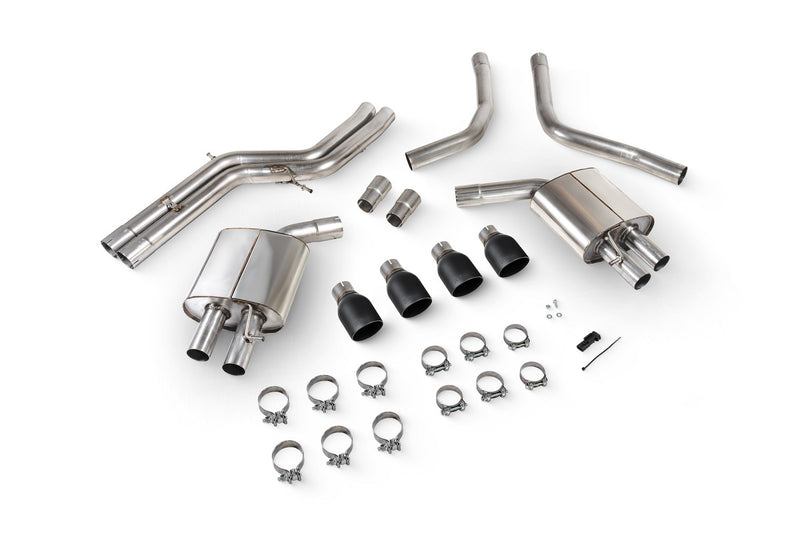 Scorpion half system udstødning til Audi S6/S7 C7 – ikke-resoneret, Daytona Ceramic, kit-top