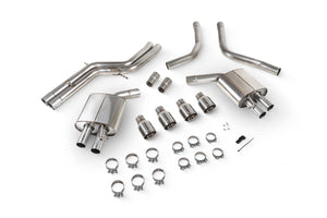 Scorpion half system udstødning til Audi S6/S7 C7 – ikke-resoneret, Daytona, kit-top
