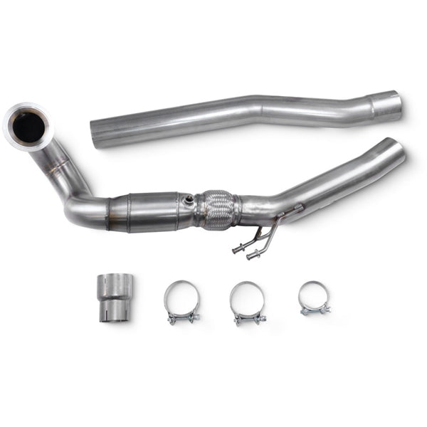 Scorpion Downpipe With High Flow Sports Catalyst VAG Audi S3 8Y Sportback & Saloon, VW Golf MK8 R, Non-GPF Models