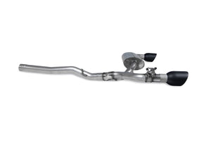 Scorpion GPF-back udstødning til BMW M135I F40 med ventiler, Daytona Ceramic, set fra siden