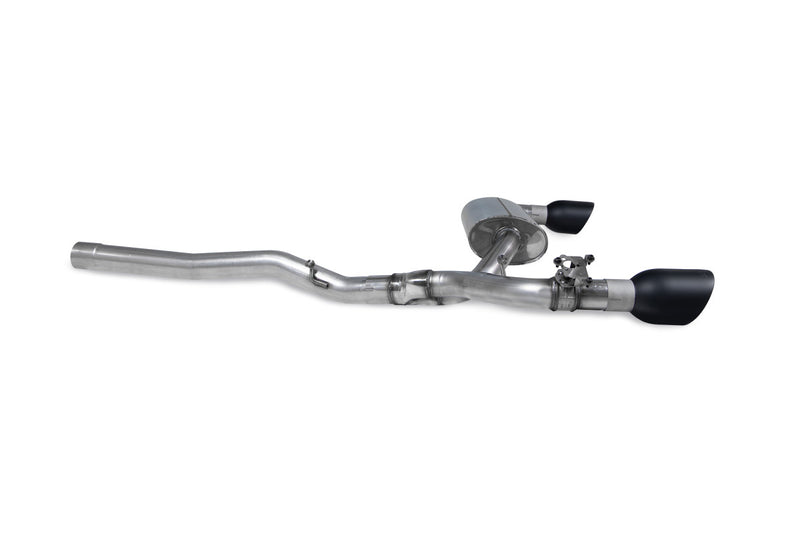 Scorpion GPF-back udstødning til BMW M135I F40 med ventiler, Daytona Ceramic, set fra siden
