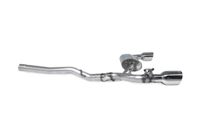 Scorpion GPF-back udstødning til BMW M135I F40 med ventiler, Indy, set fra siden