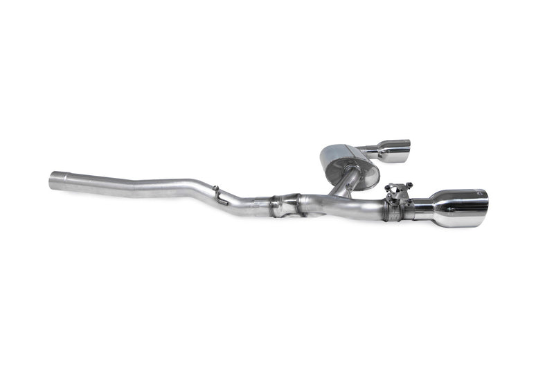 Scorpion GPF-back udstødning til BMW M135I F40 med ventiler, Indy, set fra siden