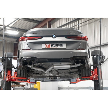 Scorpion GPF-Back System with Electronic Valve - BMW M235I - Daytona Ceramic