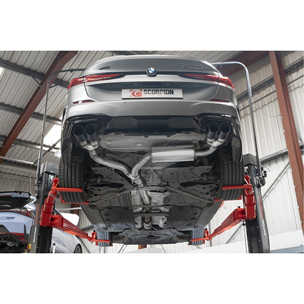 Scorpion GPF-Back System with Electronic Valve - BMW M235I - Daytona Ceramic
