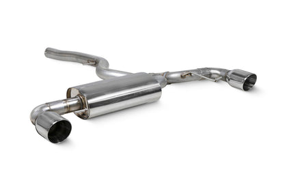 Scorpion GPF-back udstødning til BMW G42 220I – ikke-resoneret, Daytona, set skråt bagfra