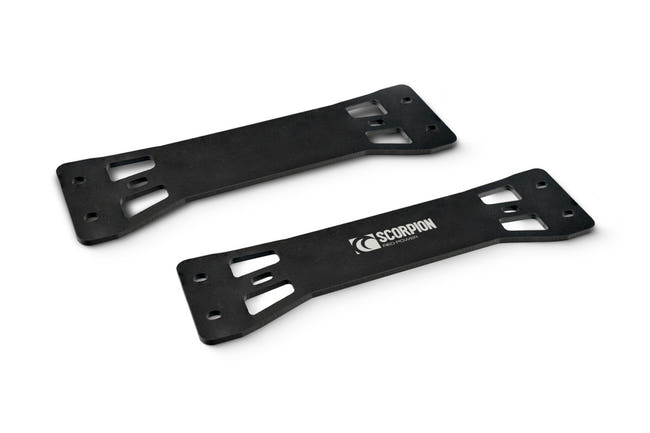 Scorpion monteringsdel til BMW E46, set ovenfra