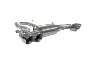 Scorpion half system udstødning til BMW X3M med ventiler, Daytona, sbm09_3quarter