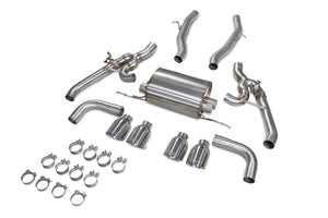 Scorpion half system udstødning til BMW X3M med ventiler, Daytona, sbm09_kit_top